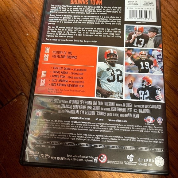 NFL History of the Cleveland Browns 2 DVD Set - Picture 2 of 8